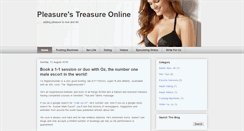 Desktop Screenshot of pleasurestreasureonline.com